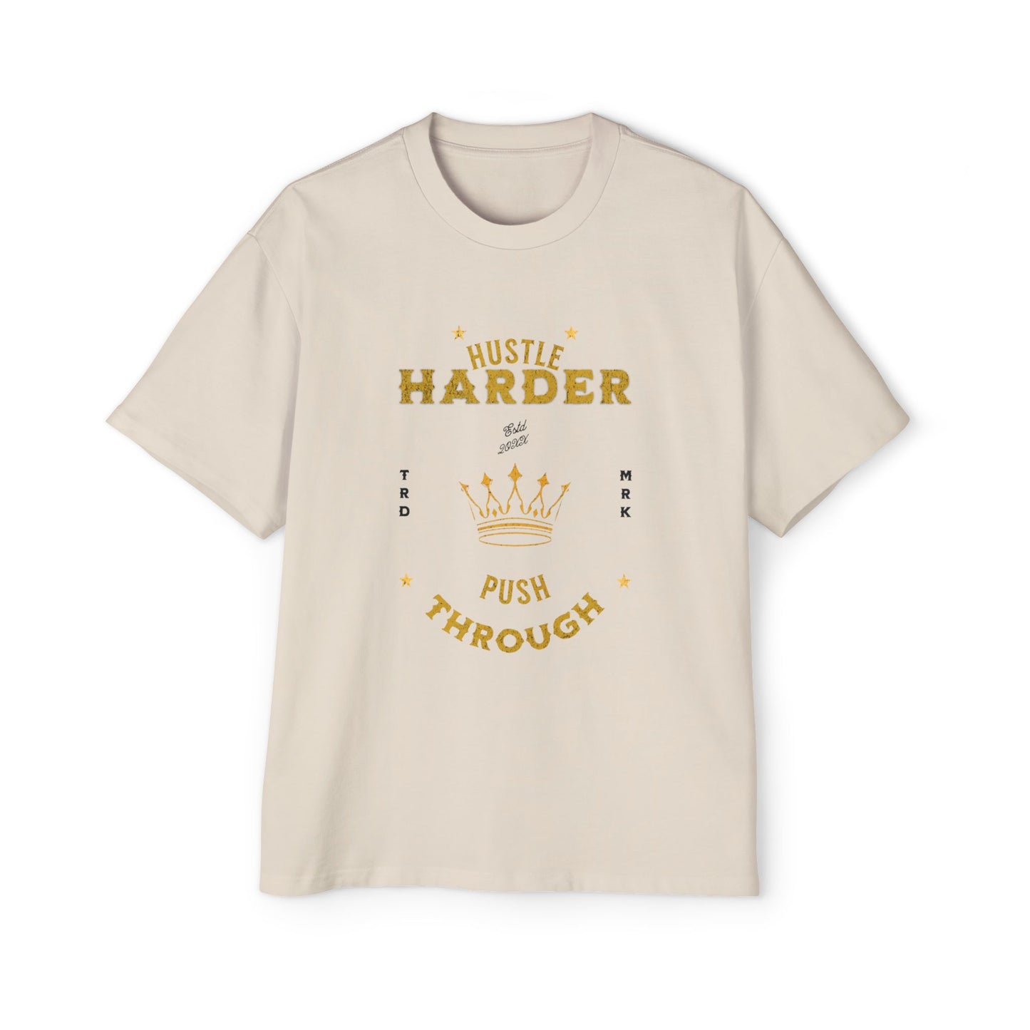 Hustle Harder - Men's Oversized Tee