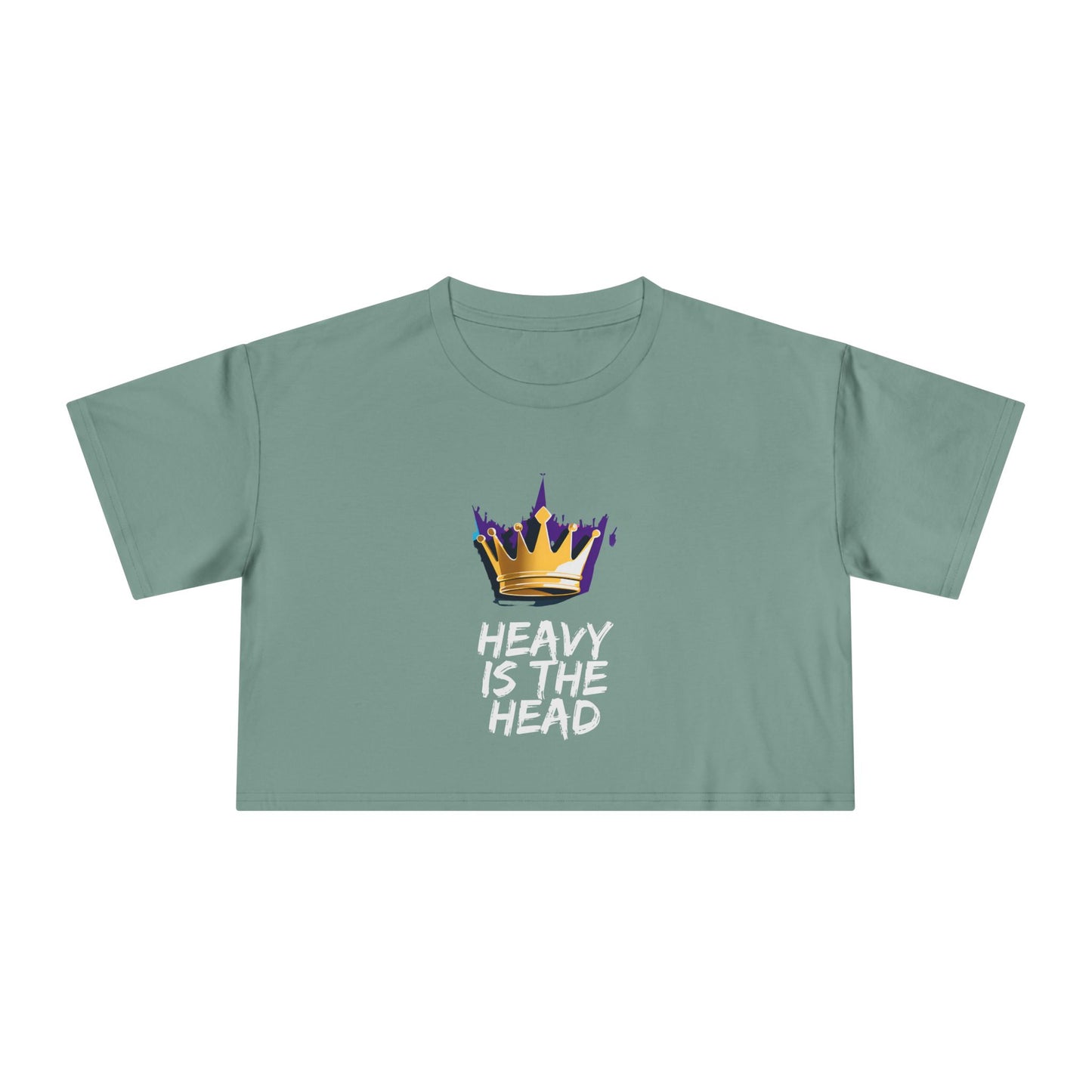 Heavy Is The Head - Women's Crop Top