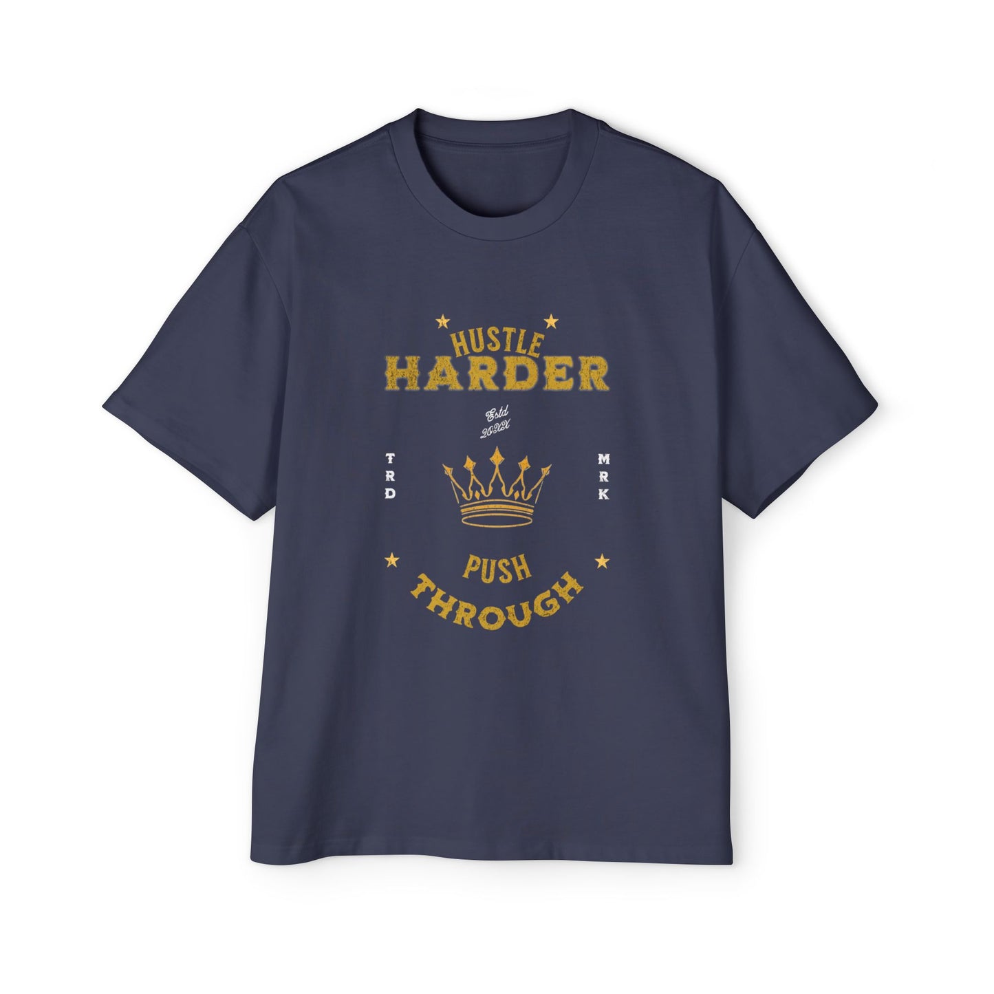 Hustle Harder - Men's Oversized Tee