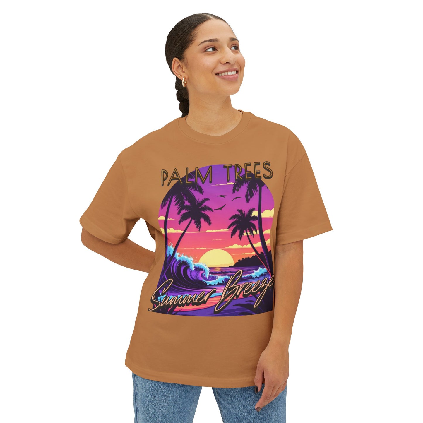 Palm Trees - Women's Oversized Tee
