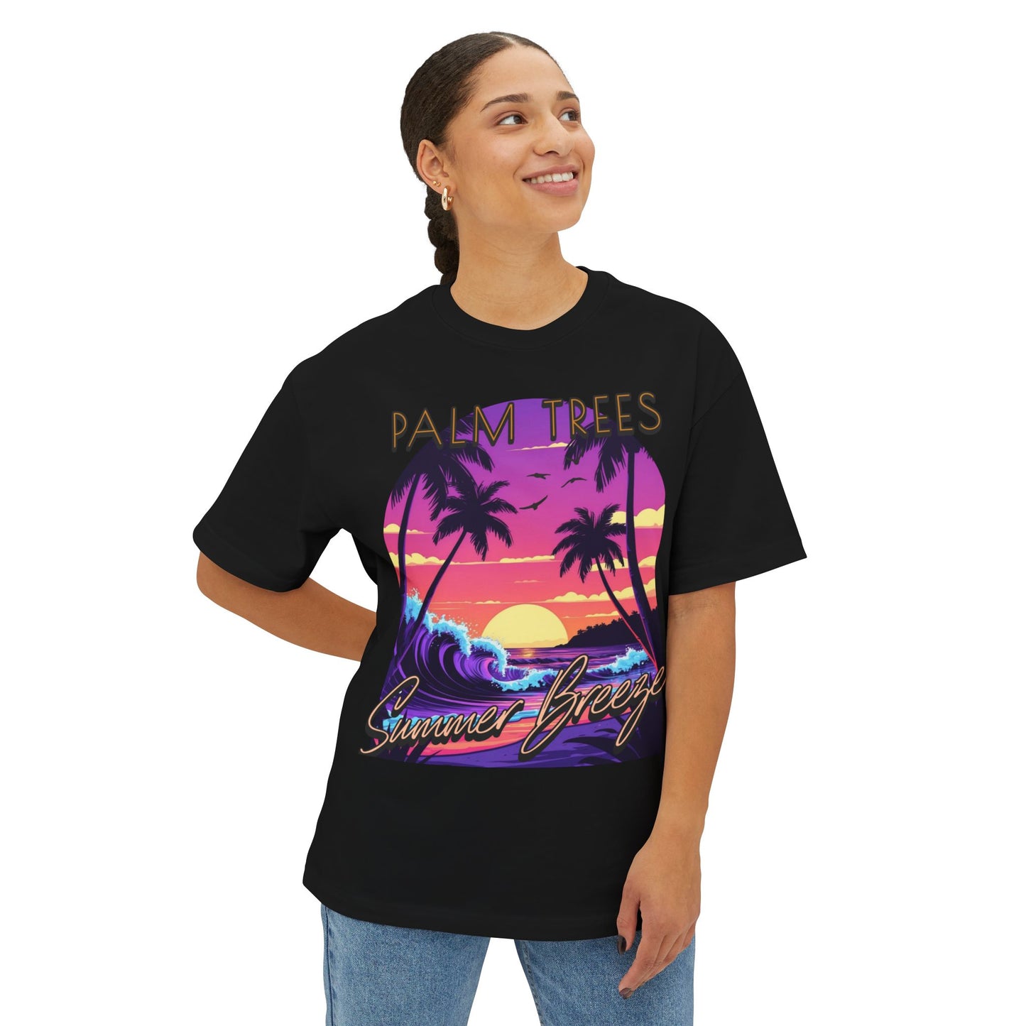 Palm Trees - Women's Oversized Tee