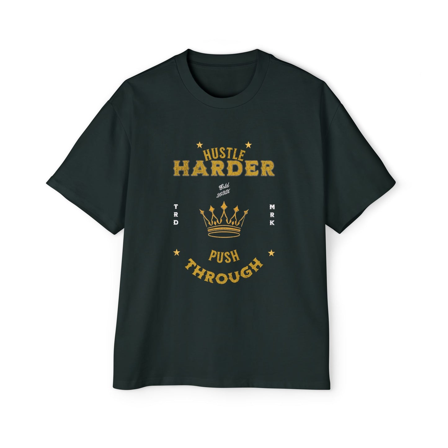 Hustle Harder - Men's Oversized Tee