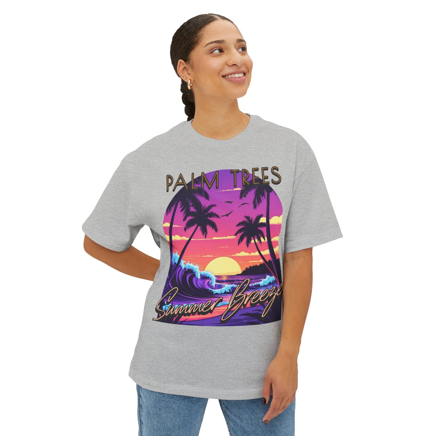 Palm Trees - Women's Oversized Tee