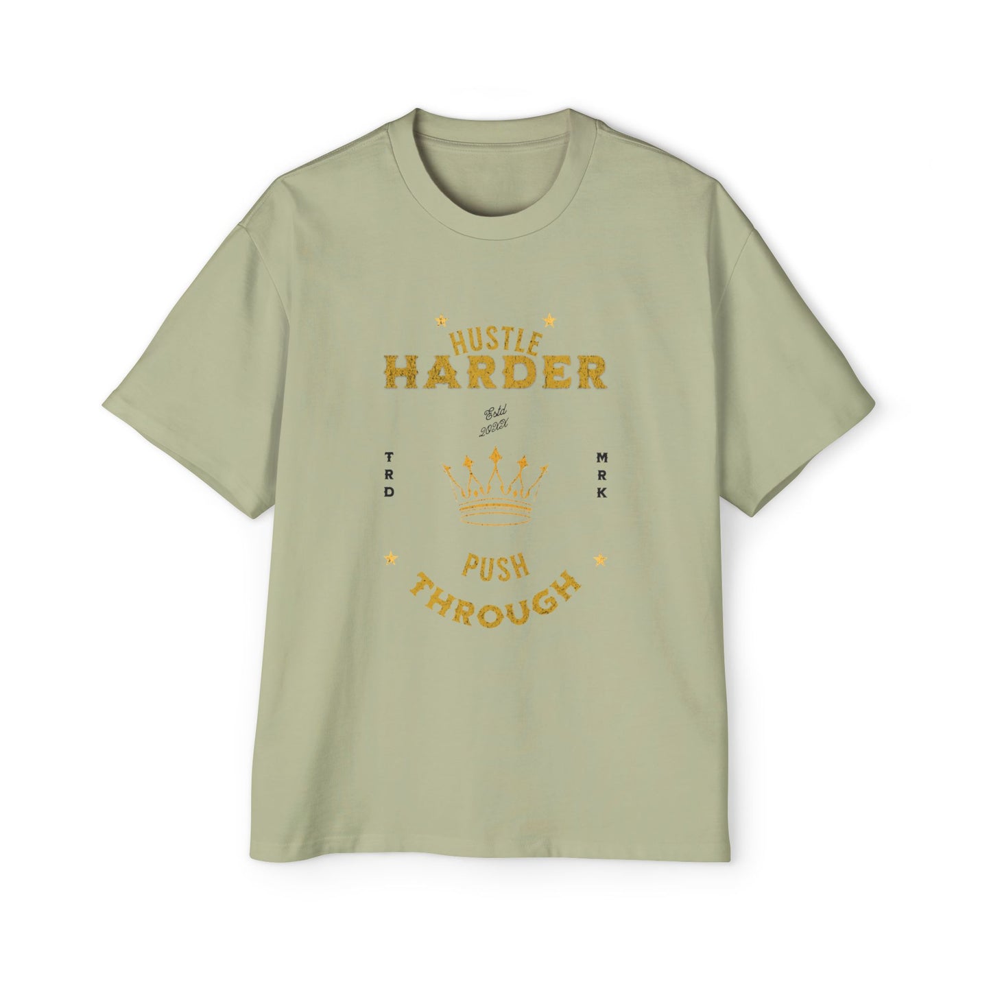 Hustle Harder - Men's Oversized Tee