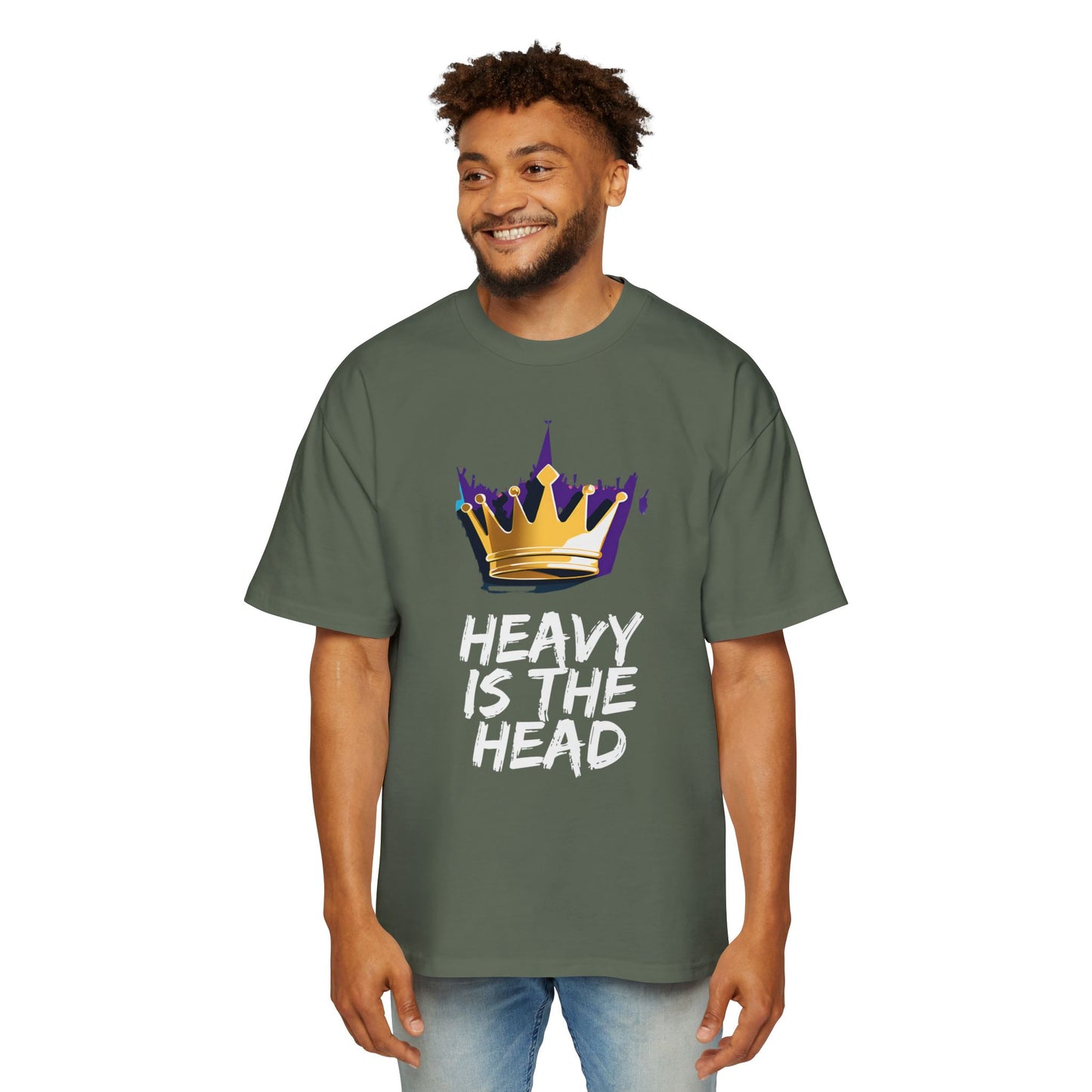 Heavy Is The Head - Men's Oversized Tee