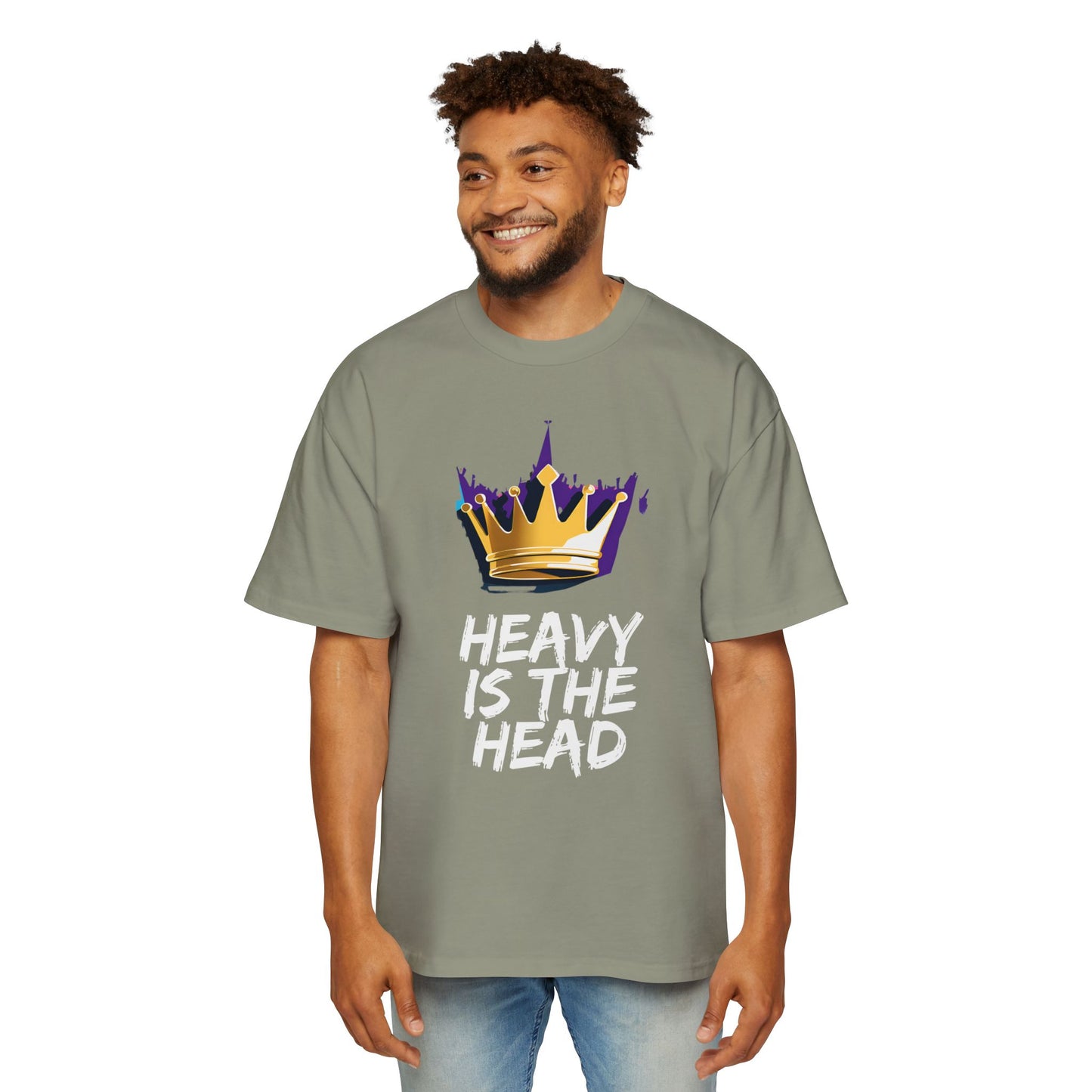 Heavy Is The Head - Men's Oversized Tee