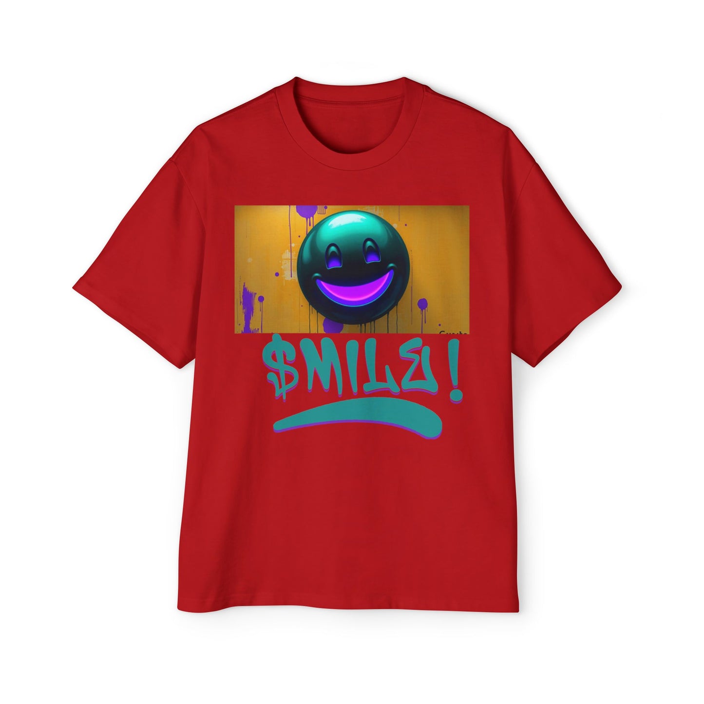 SMILE - Men's Oversized Tee