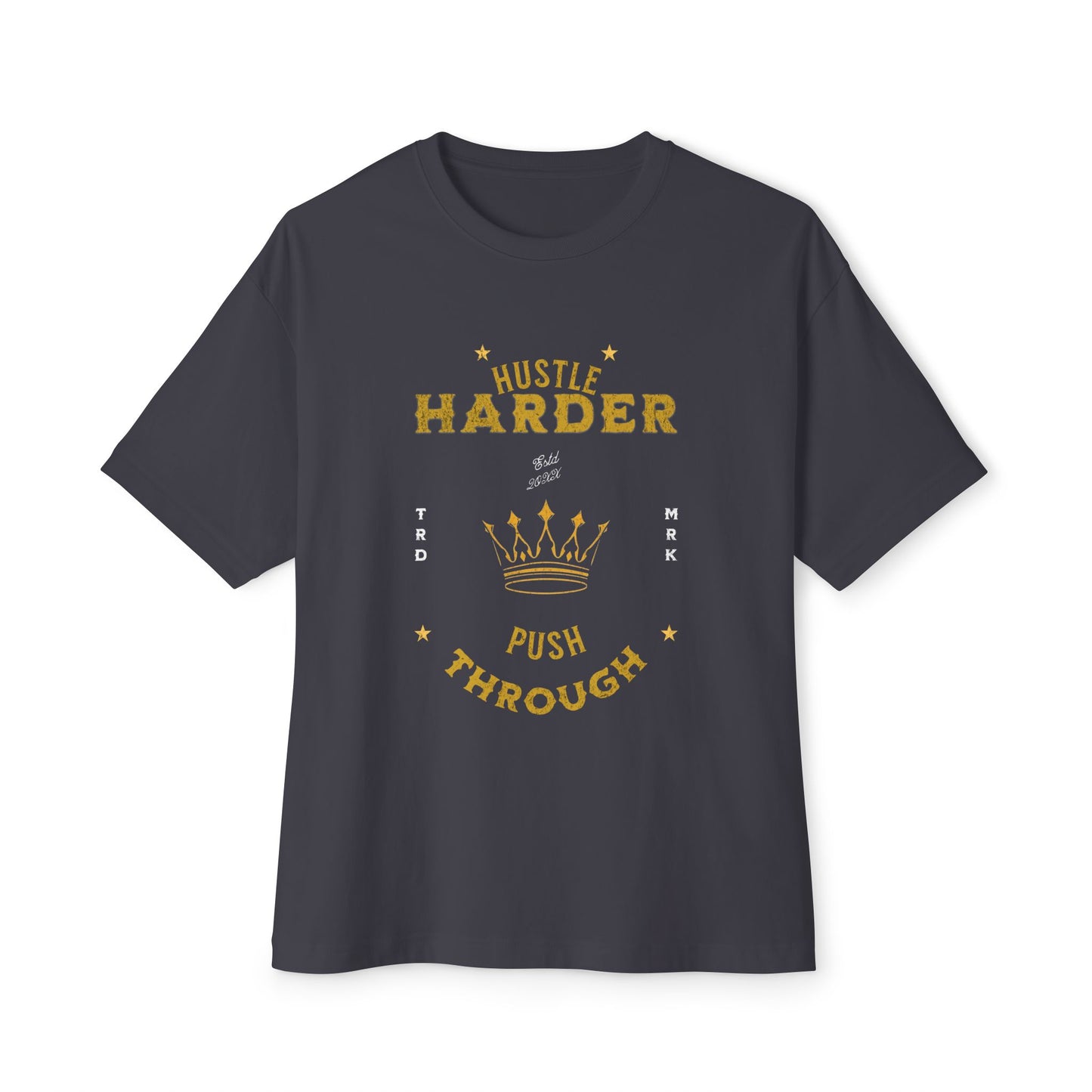 Hustle Harder - Women's Oversized Tee