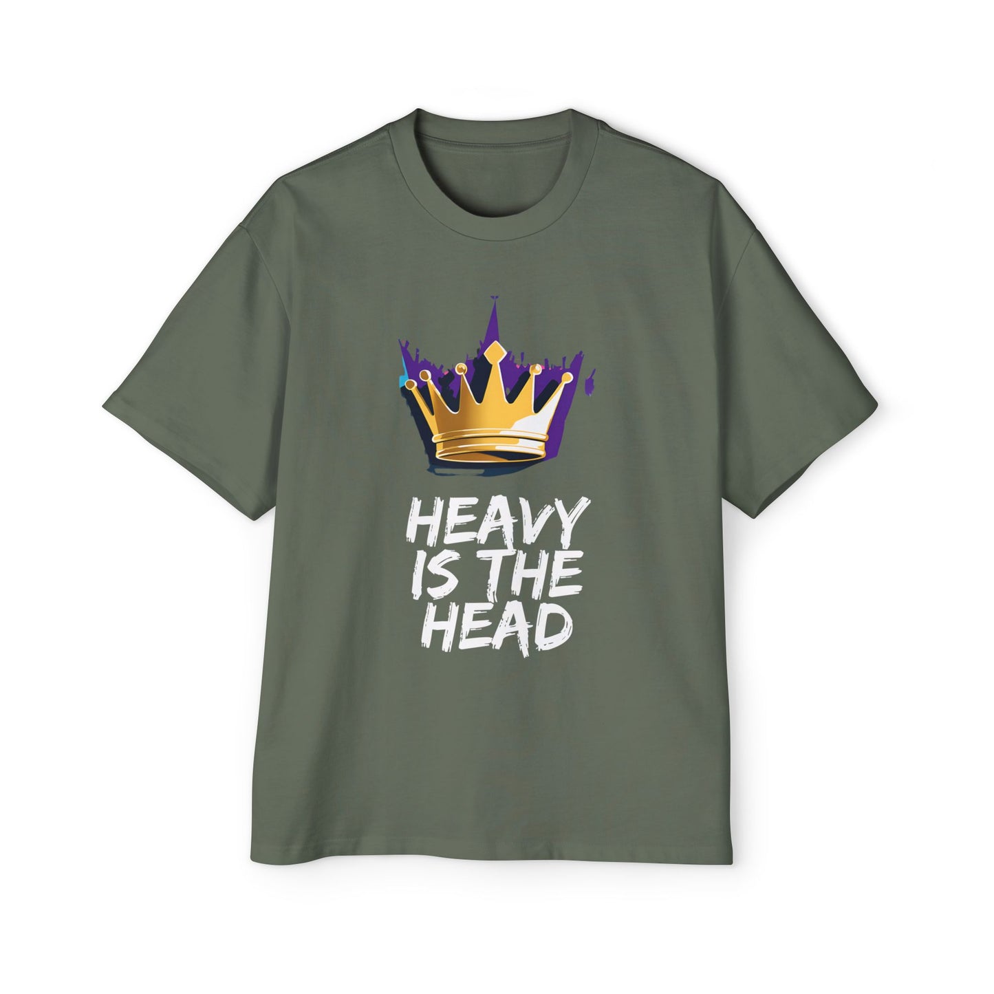 Heavy Is The Head - Men's Oversized Tee