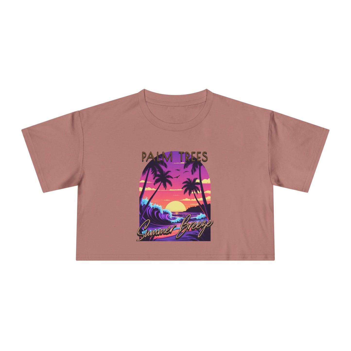 Palm Trees - Women's Crop Tee