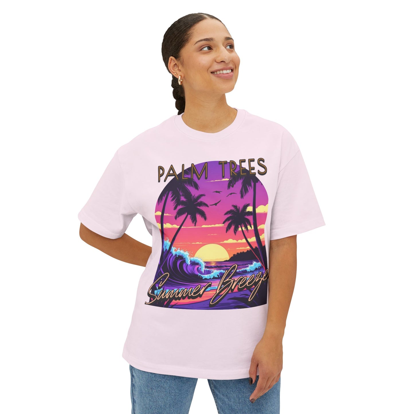 Palm Trees - Women's Oversized Tee