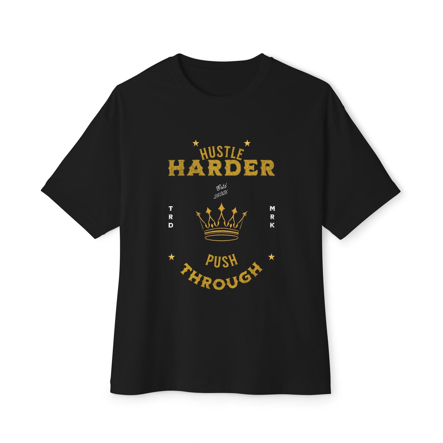 Hustle Harder - Women's Oversized Tee