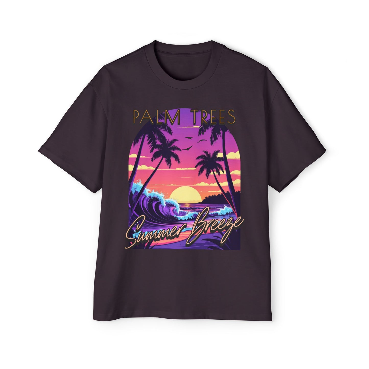 Palm Trees - Men's Graphic Oversized Tee