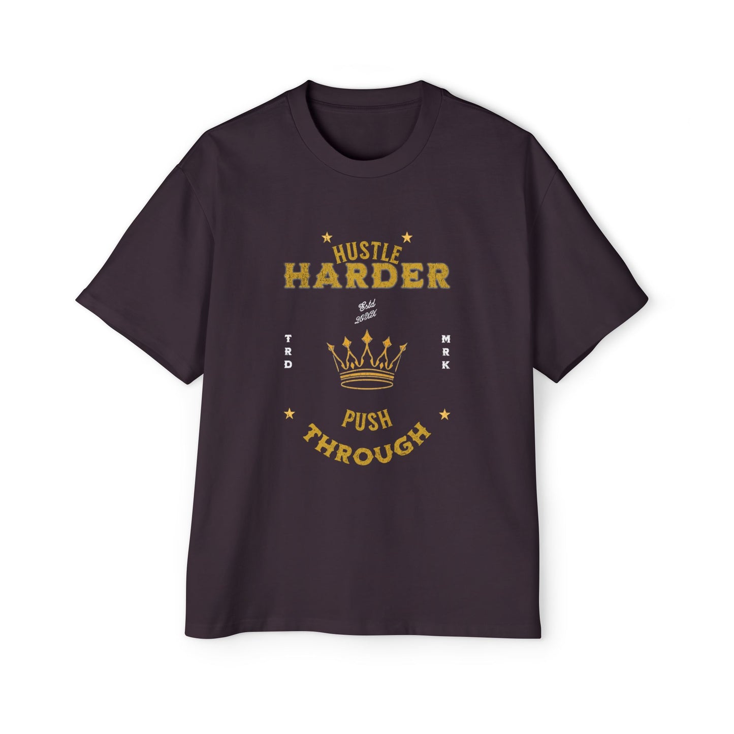 Hustle Harder - Men's Oversized Tee