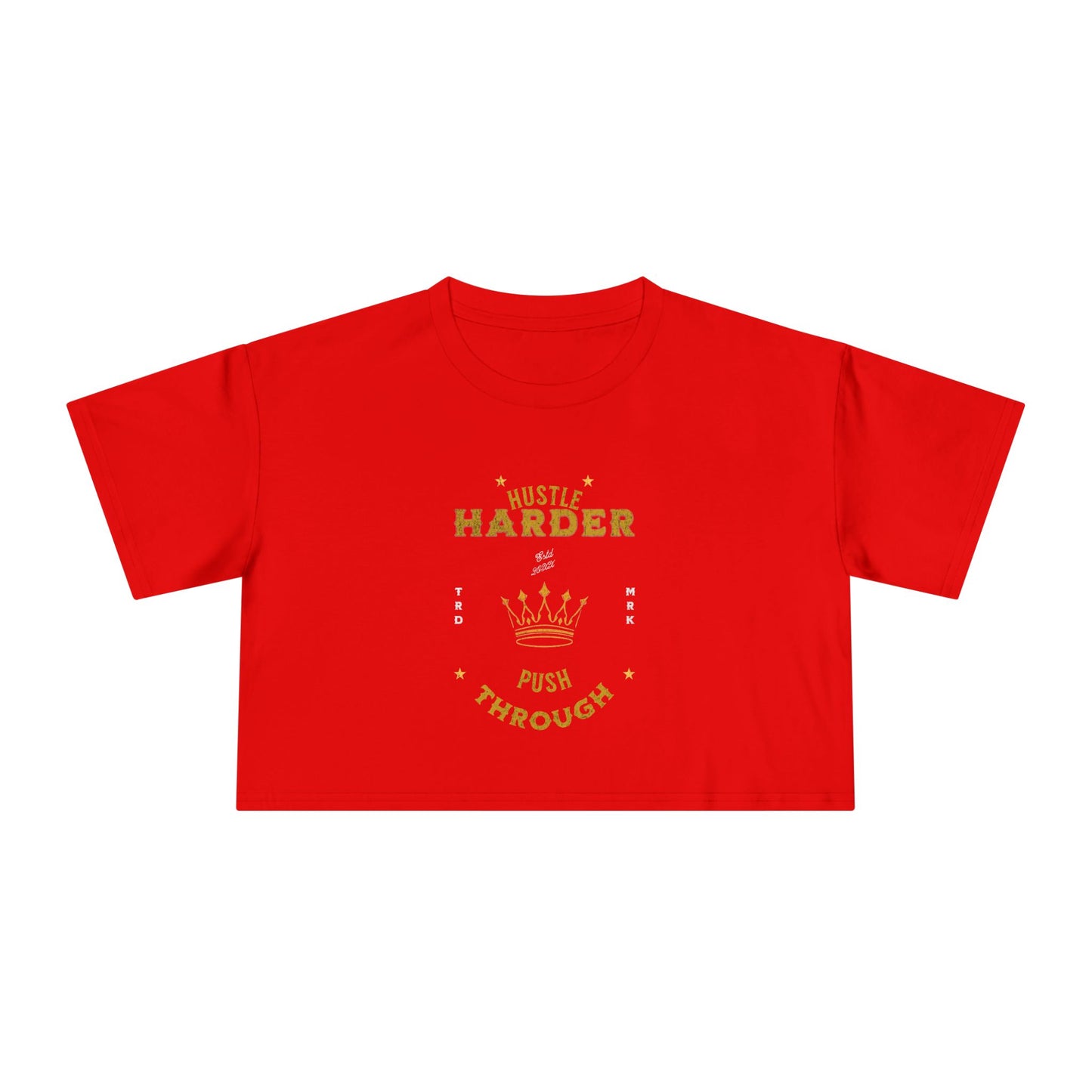 Hustle Harder - Women's Crop Top
