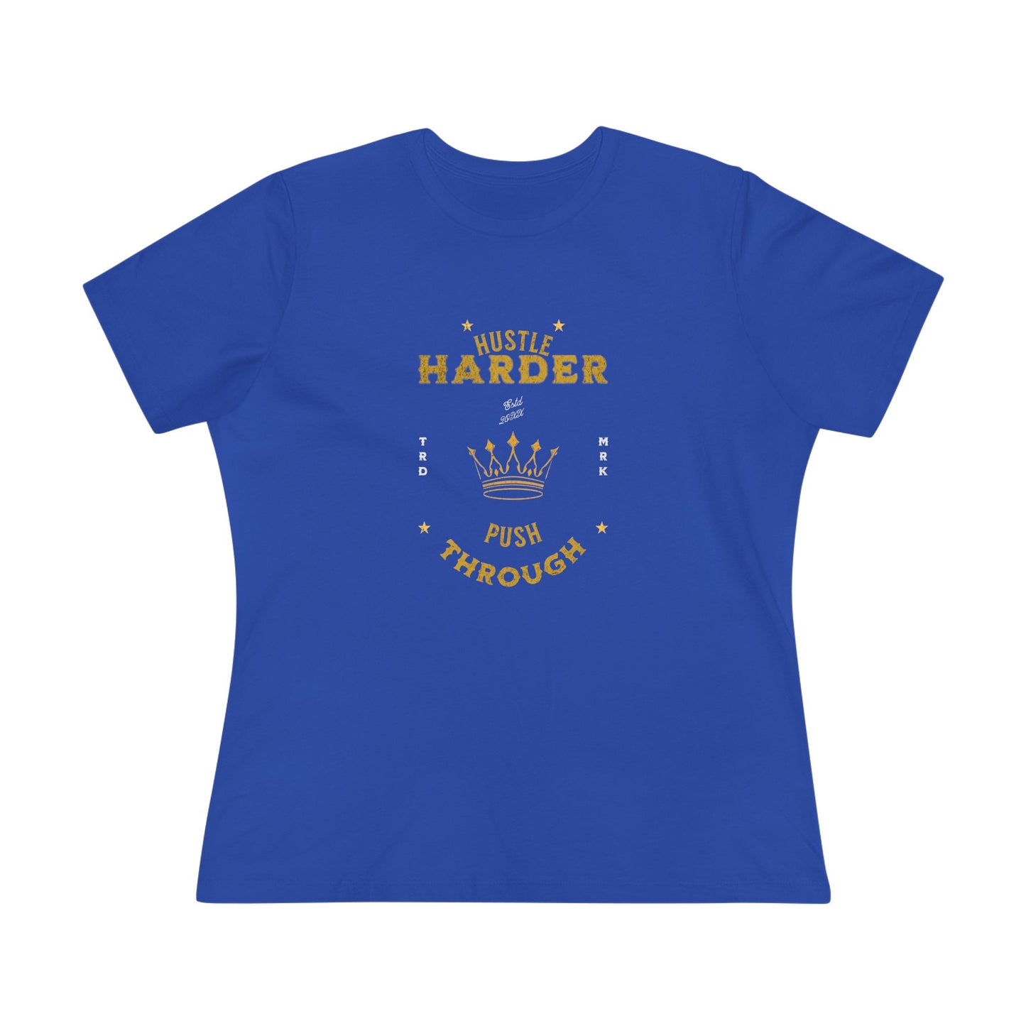 Hustle Harder - Women's Cotton Tee