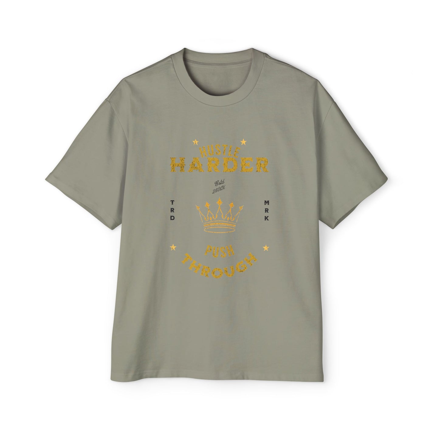Hustle Harder - Men's Oversized Tee