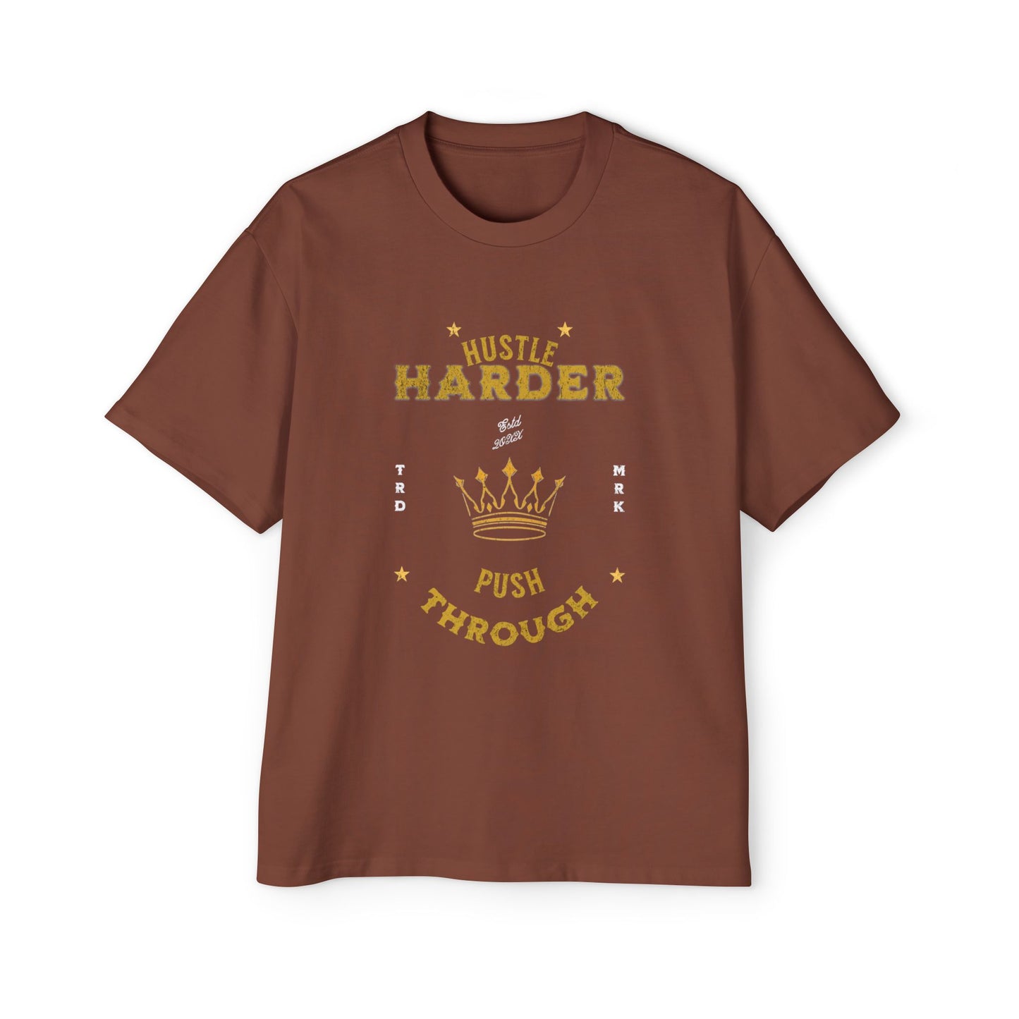 Hustle Harder - Men's Oversized Tee
