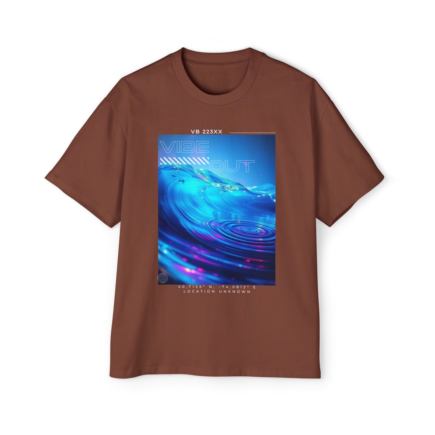 Vibe Out - Men's Graphic Oversized Tee