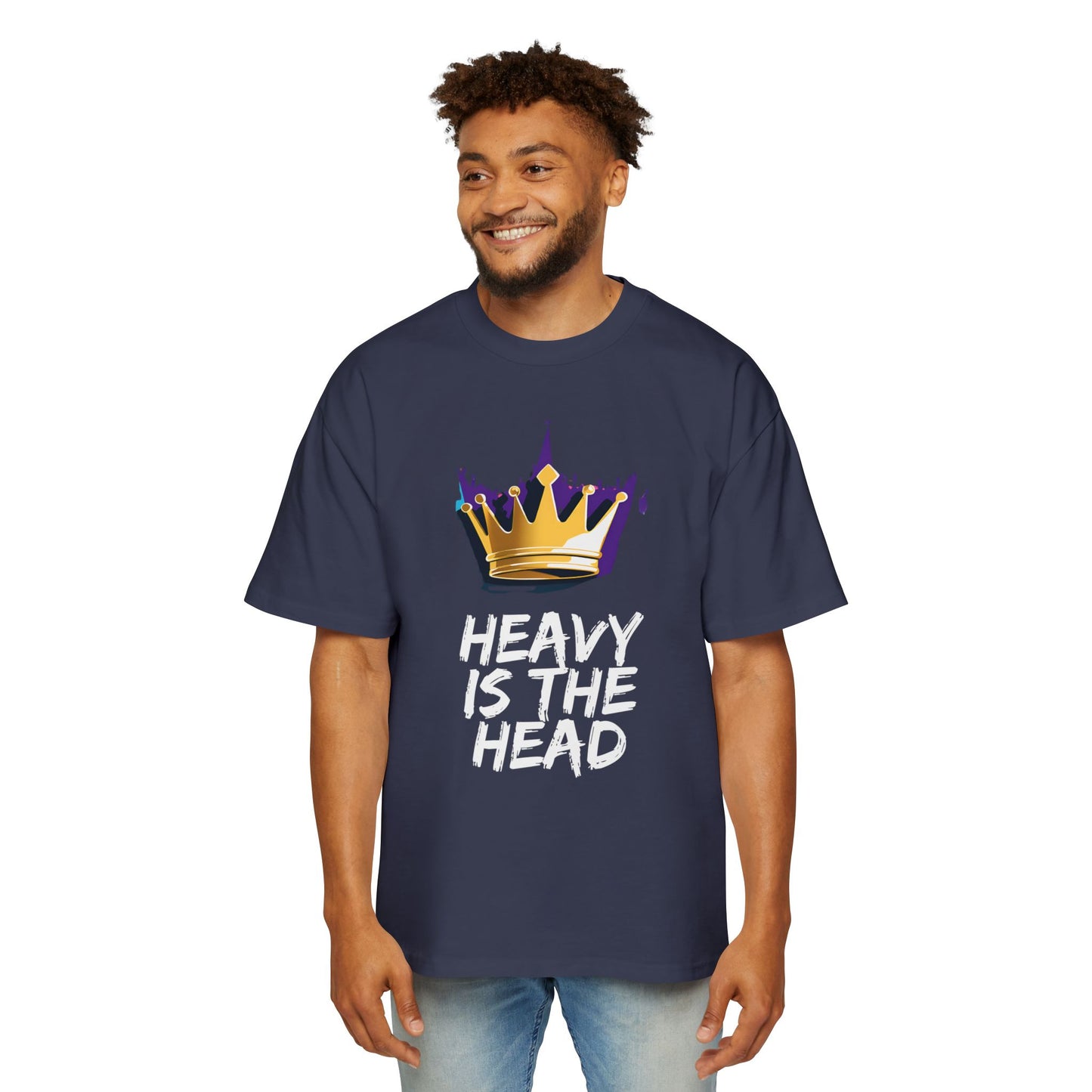 Heavy Is The Head - Men's Oversized Tee
