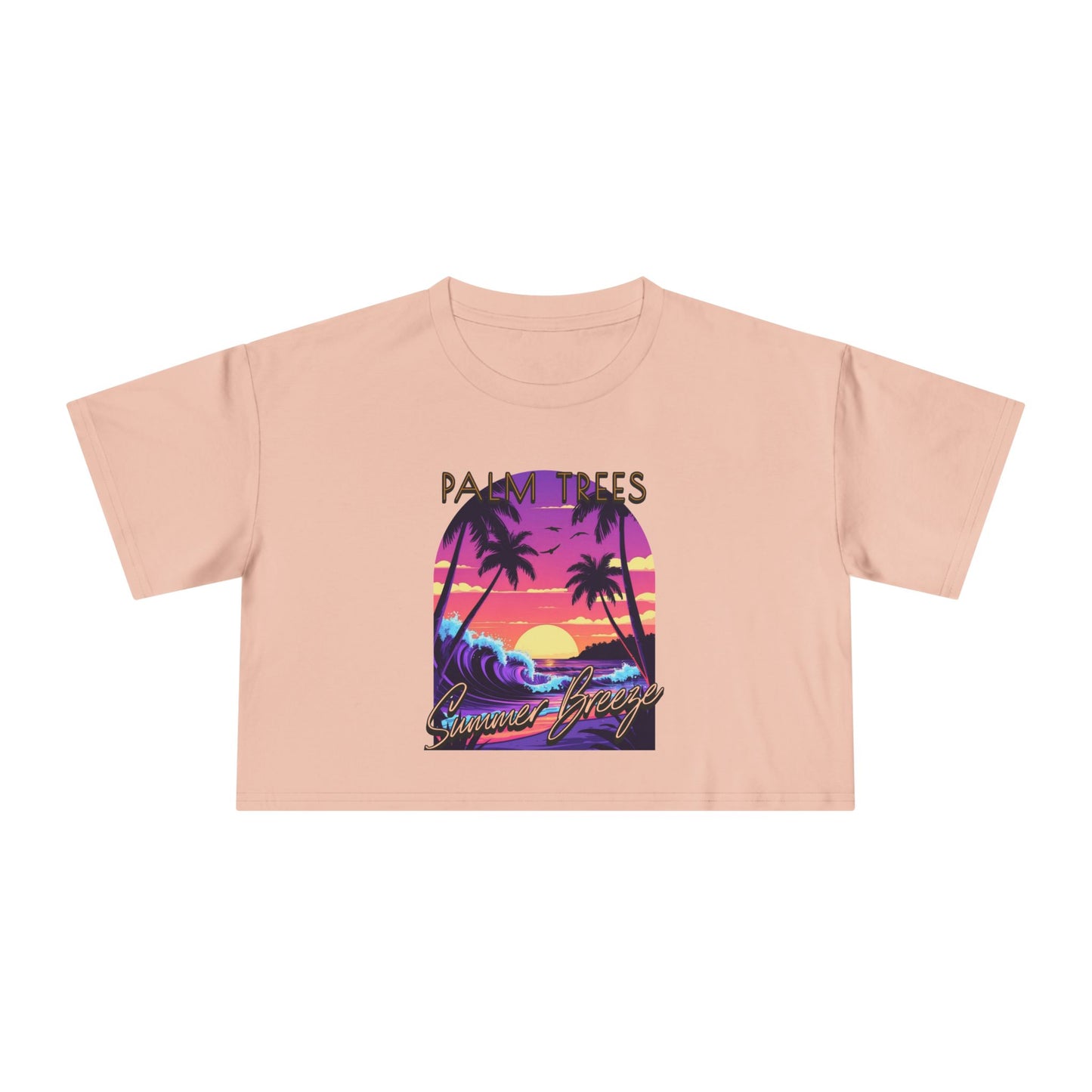 Palm Trees - Women's Crop Tee