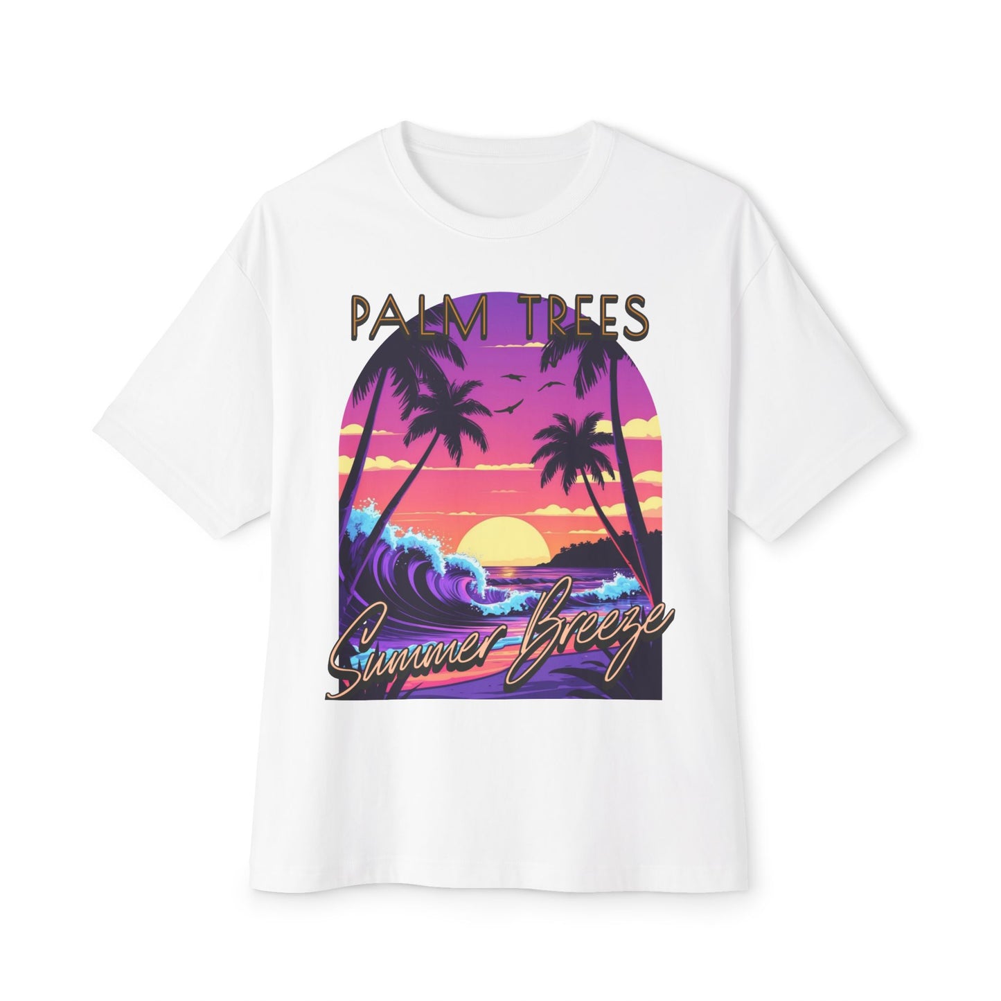 Palm Trees - Women's Oversized Tee