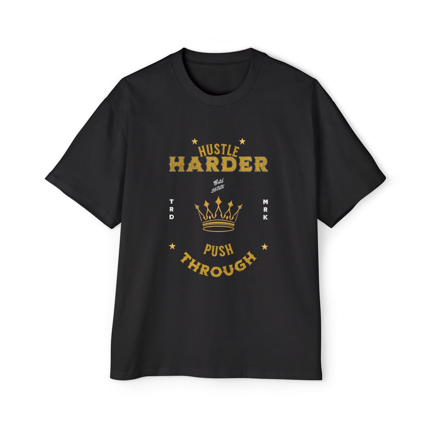 Hustle Harder - Men's Oversized Tee
