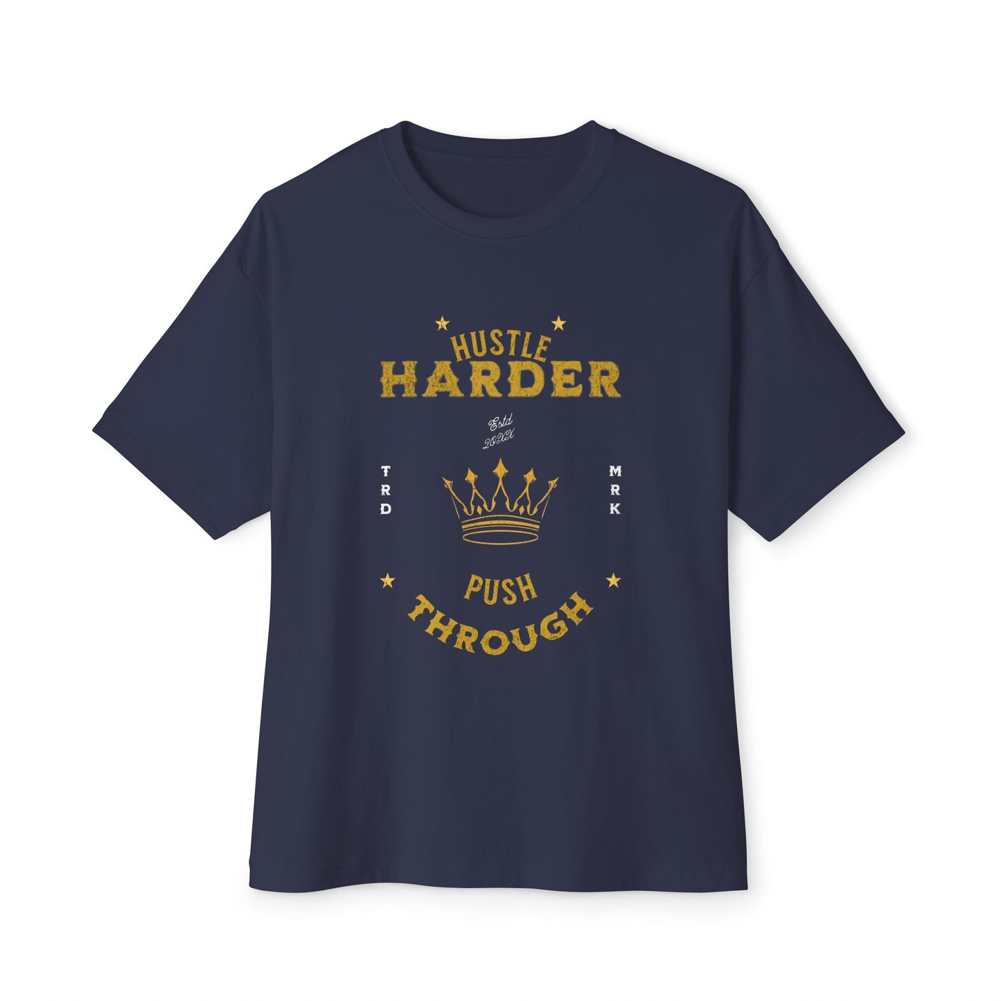 Hustle Harder - Women's Oversized Tee