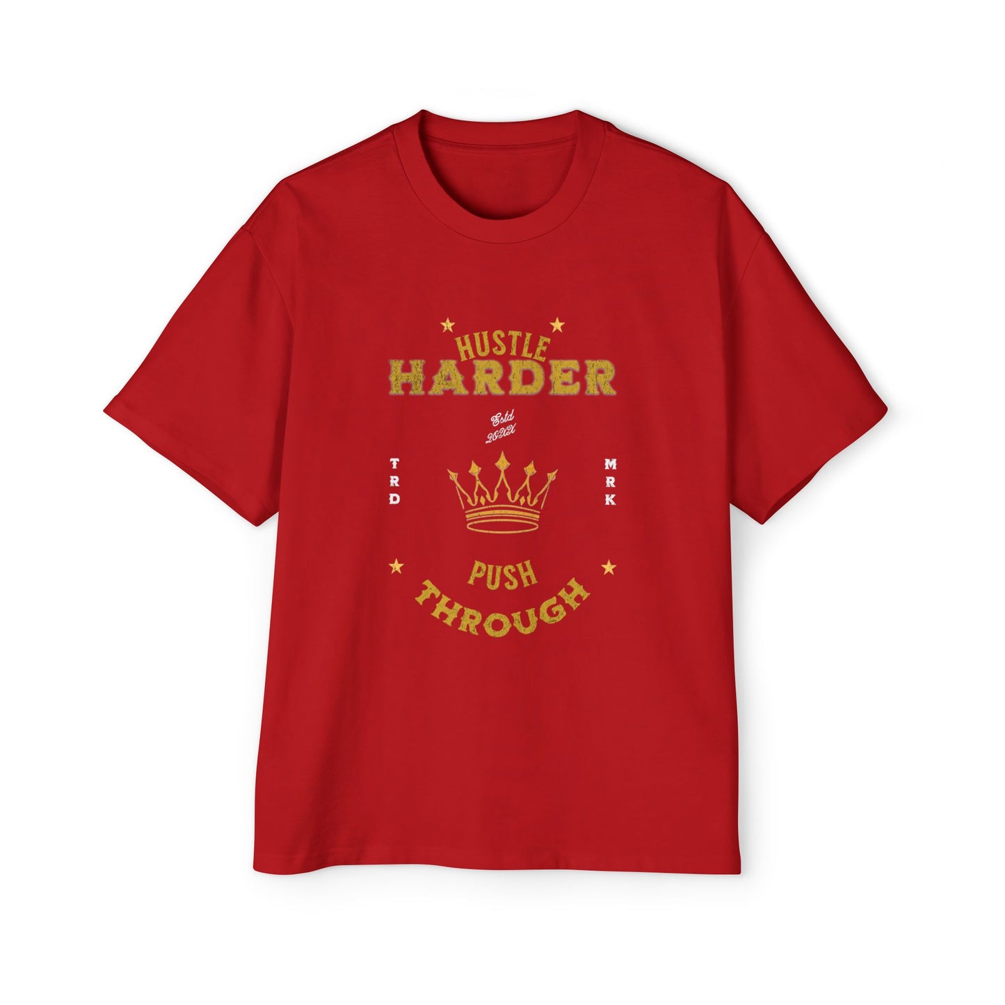 Hustle Harder - Men's Oversized Tee