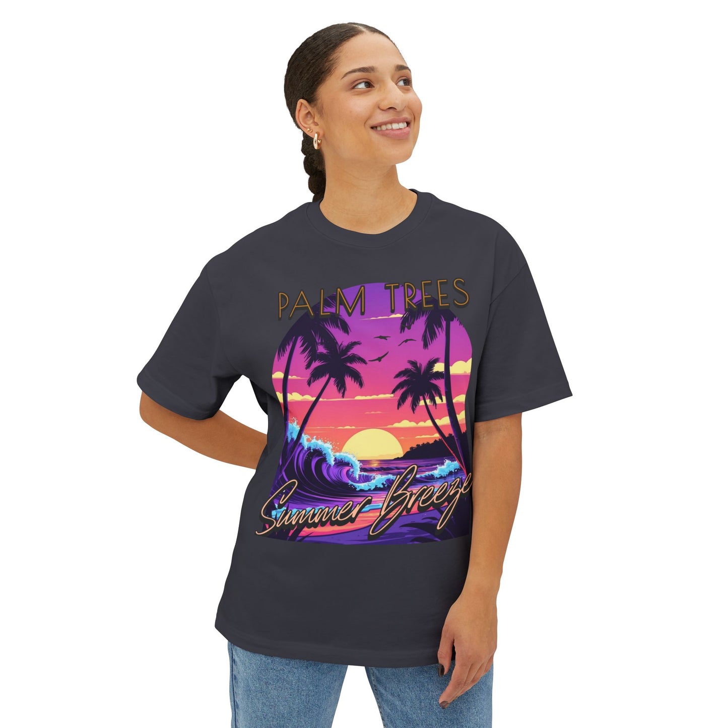 Palm Trees - Women's Oversized Tee