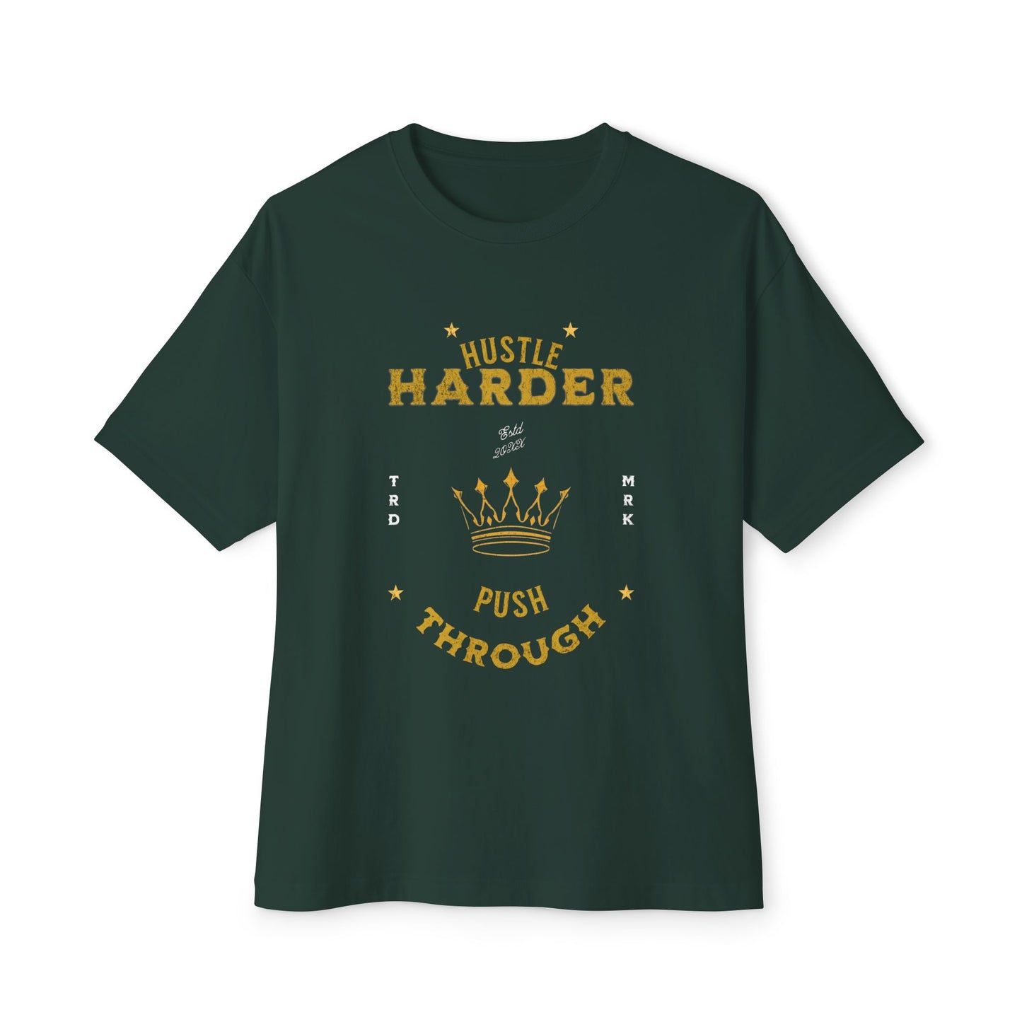 Hustle Harder - Women's Oversized Tee