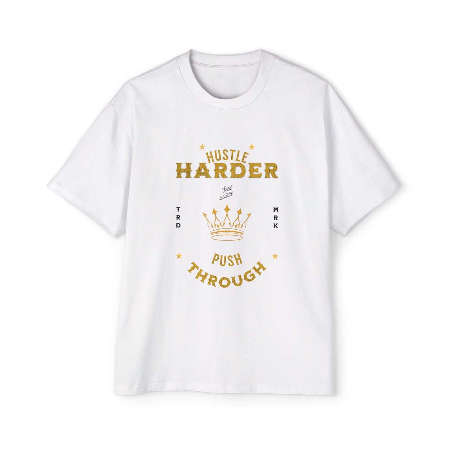 Hustle Harder - Men's Oversized Tee