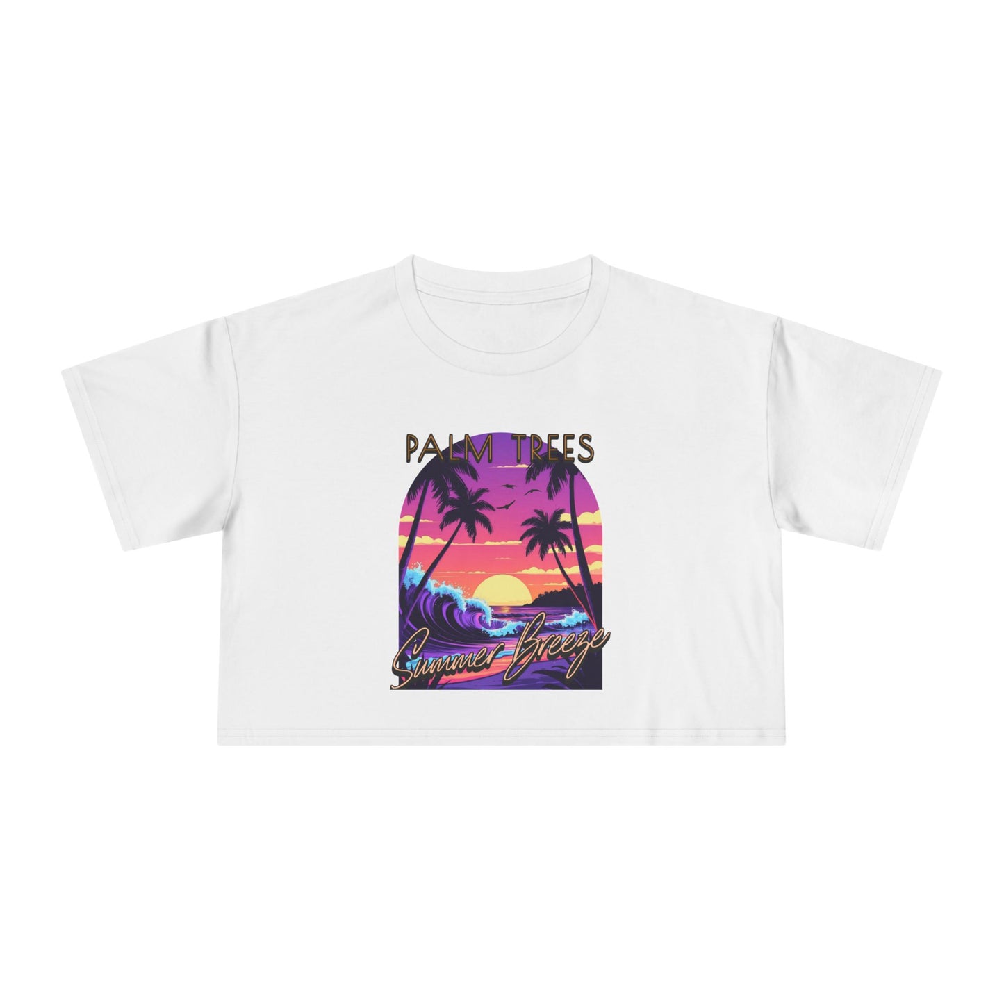Palm Trees - Women's Crop Tee
