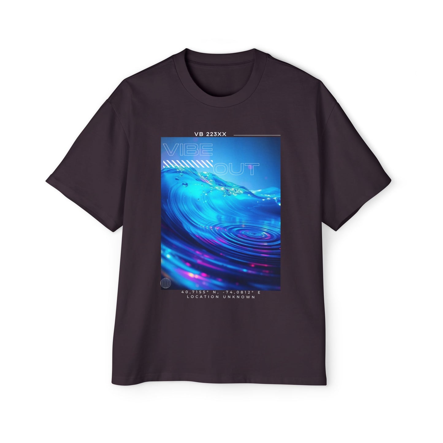 Vibe Out - Men's Graphic Oversized Tee