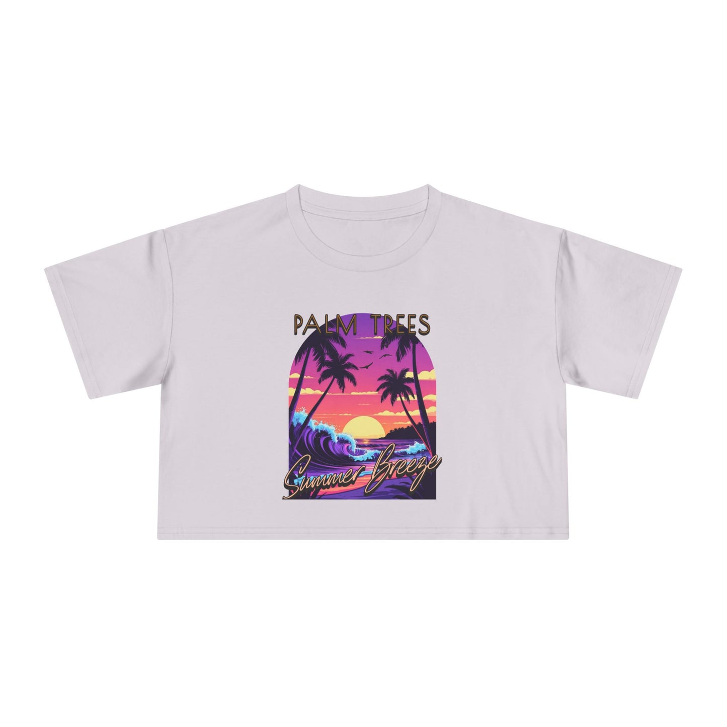 Palm Trees - Women's Crop Tee