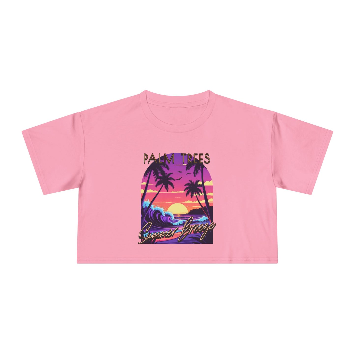 Palm Trees - Women's Crop Tee