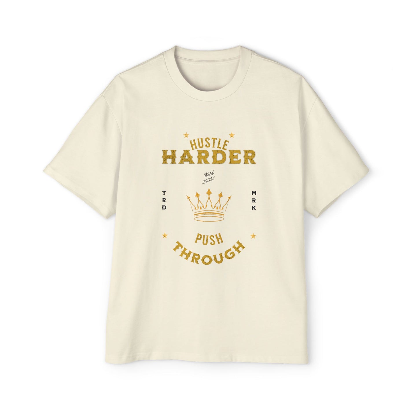 Hustle Harder - Men's Oversized Tee