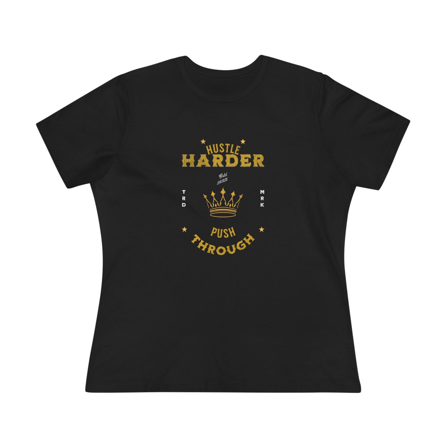 Hustle Harder - Women's Cotton Tee