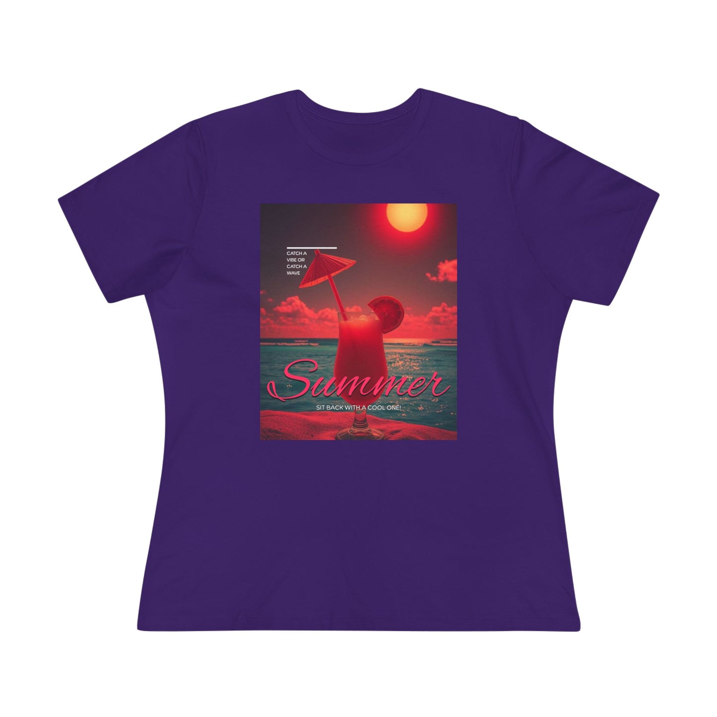 Summer Vibes - Women's Cotton Tee