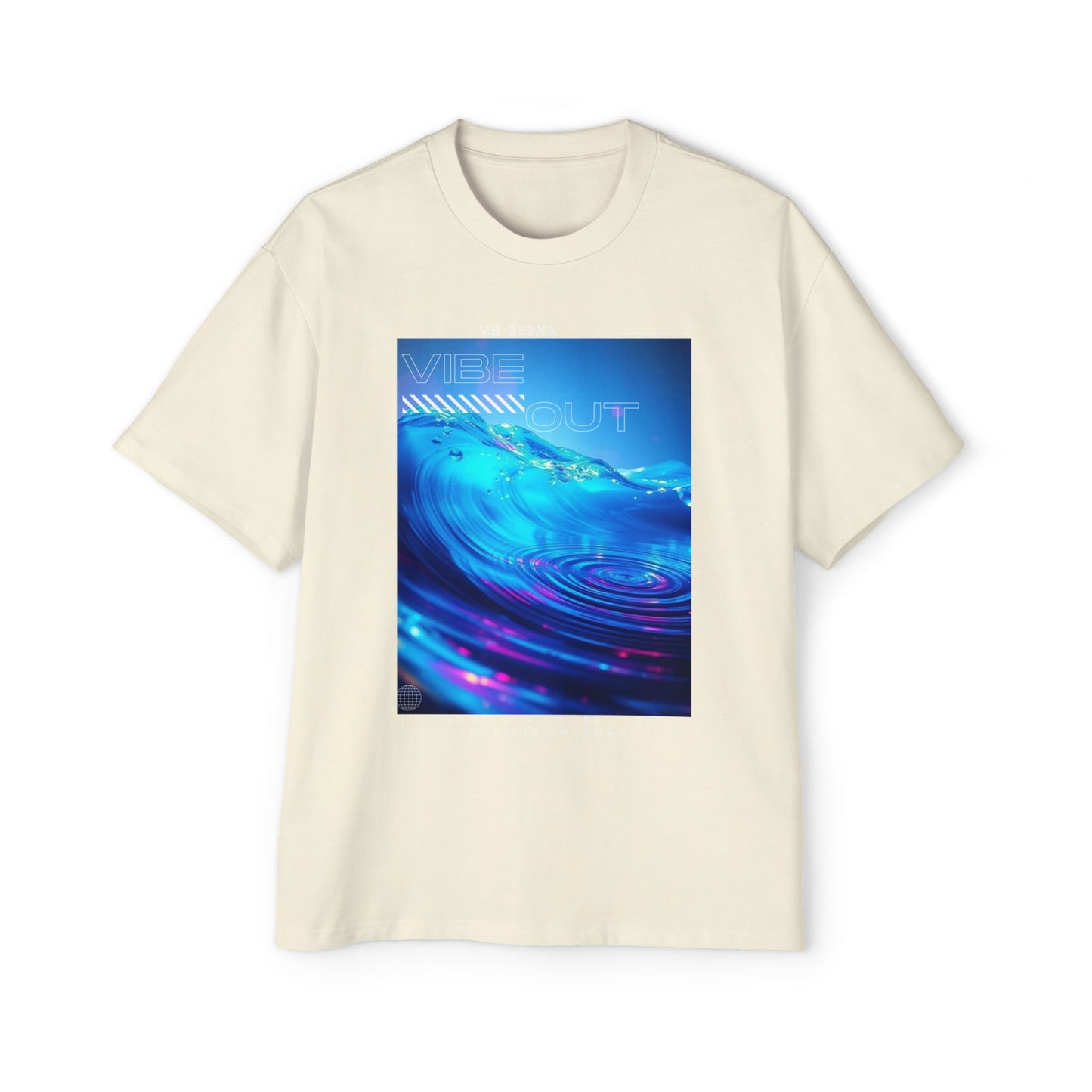 Vibe Out - Men's Graphic Oversized Tee