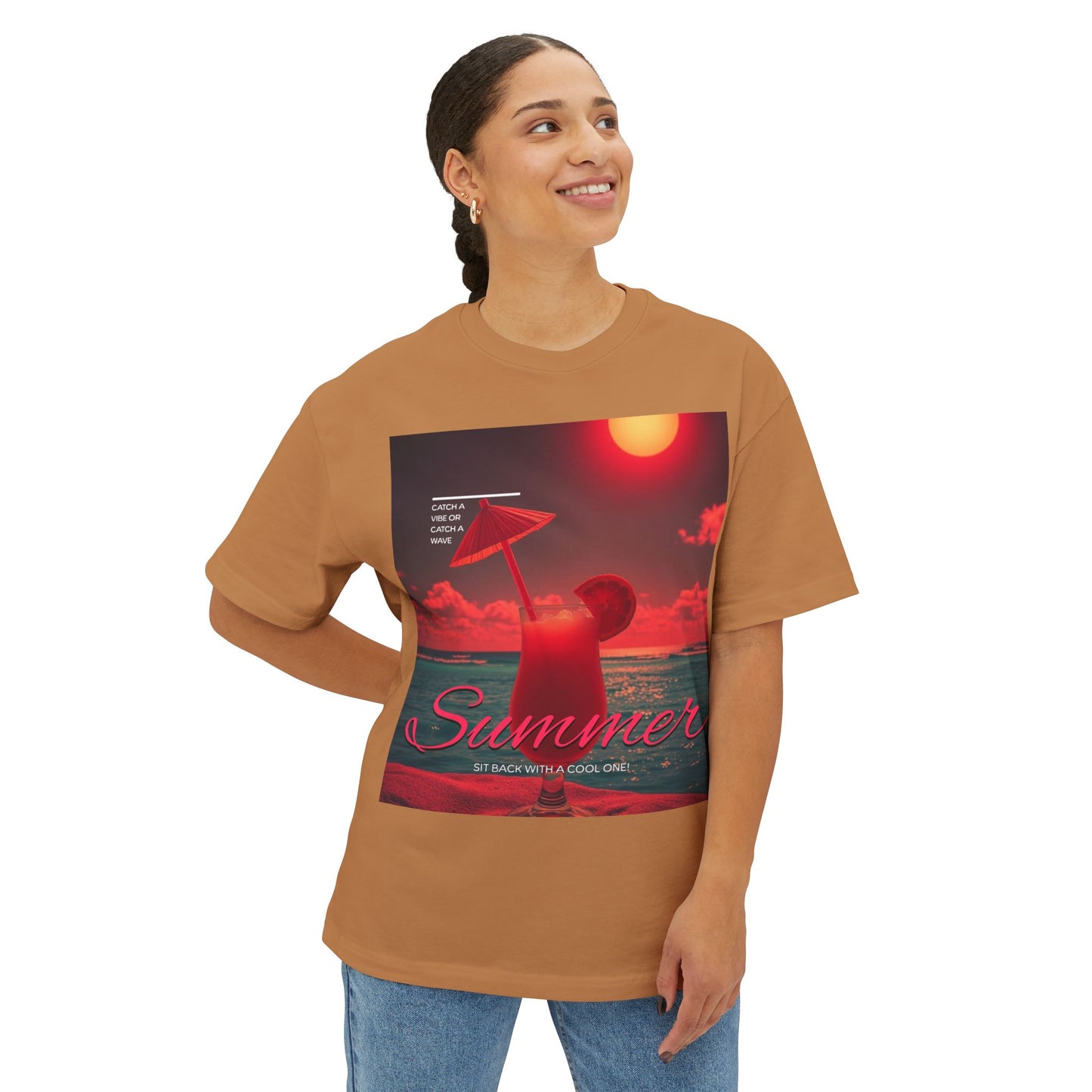 Summer Vibes - Women's Oversized Tee