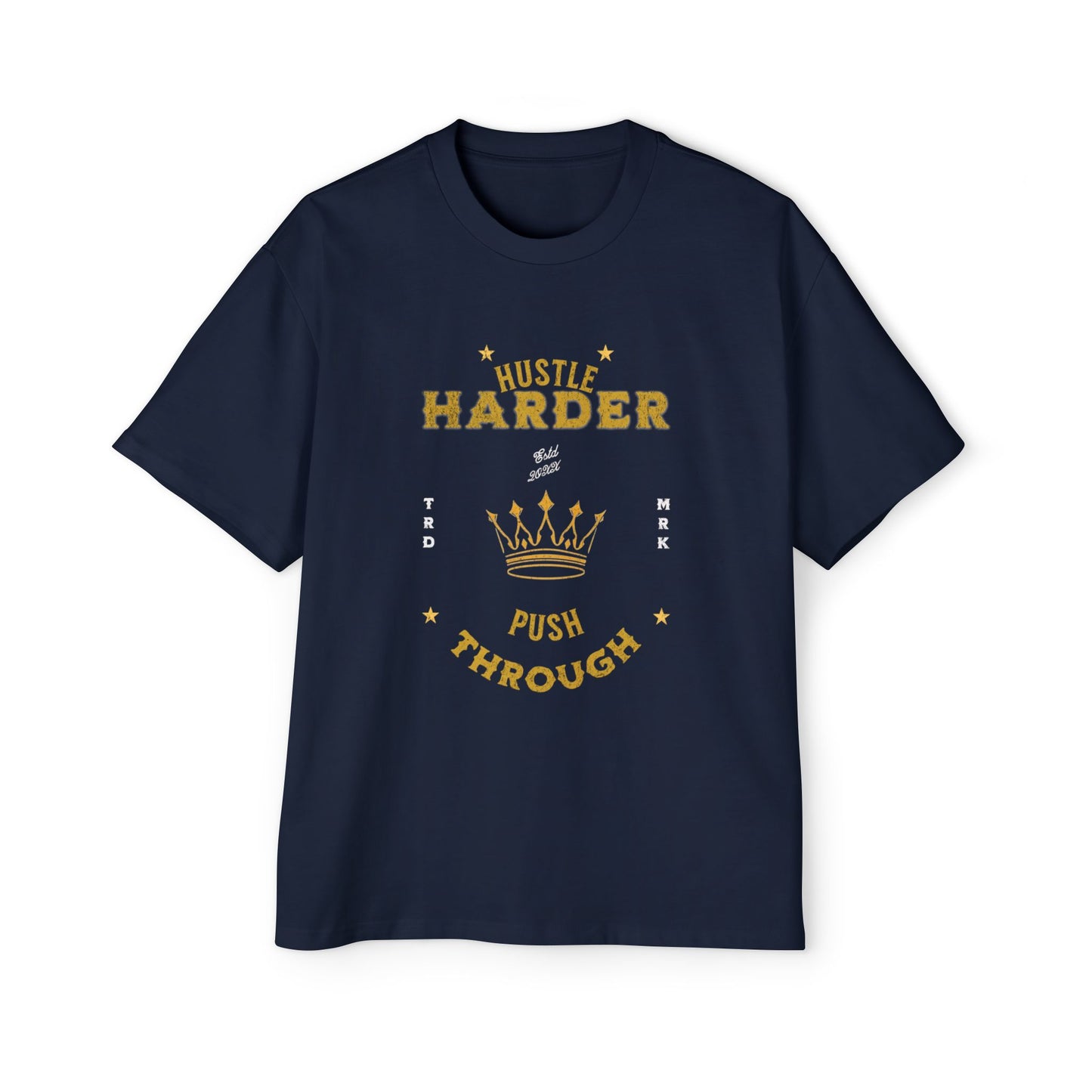 Hustle Harder - Men's Oversized Tee