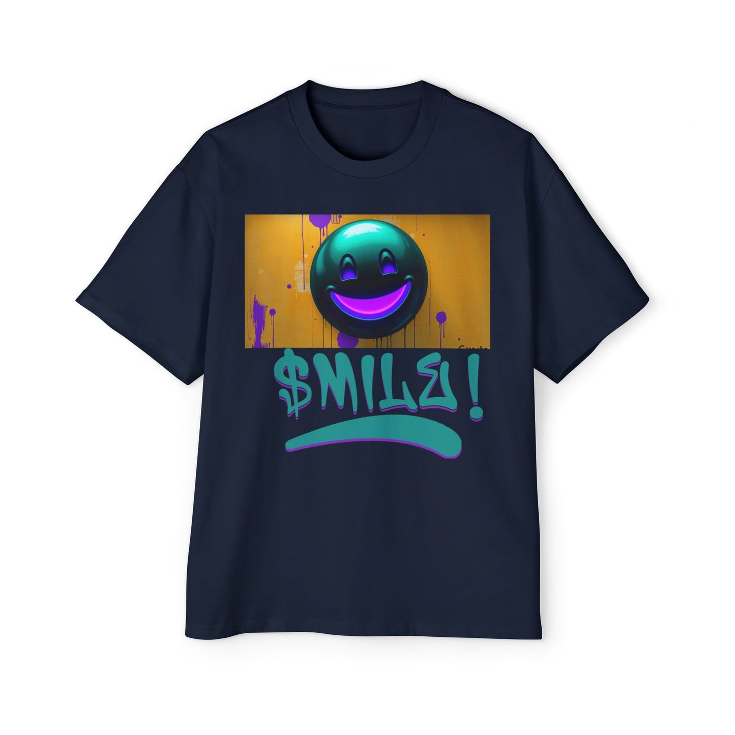 SMILE - Men's Oversized Tee
